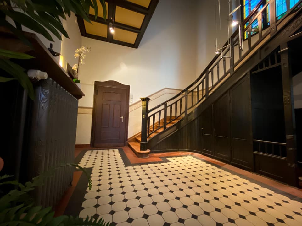 Restaurationsarbeiten am Denkmal